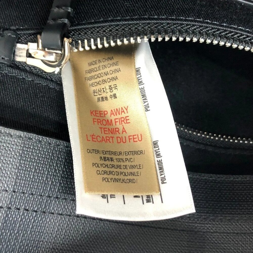 BURBERRY graphic Check Backpack Backpack PVC gray/Multicolore - Picture 16 of 16